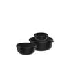 VORRATSDOSENSET 3-teilig  - Schwarz, KONVENTIONELL, Kunststoff (19,6/19,4/8,3cm) - Mepal