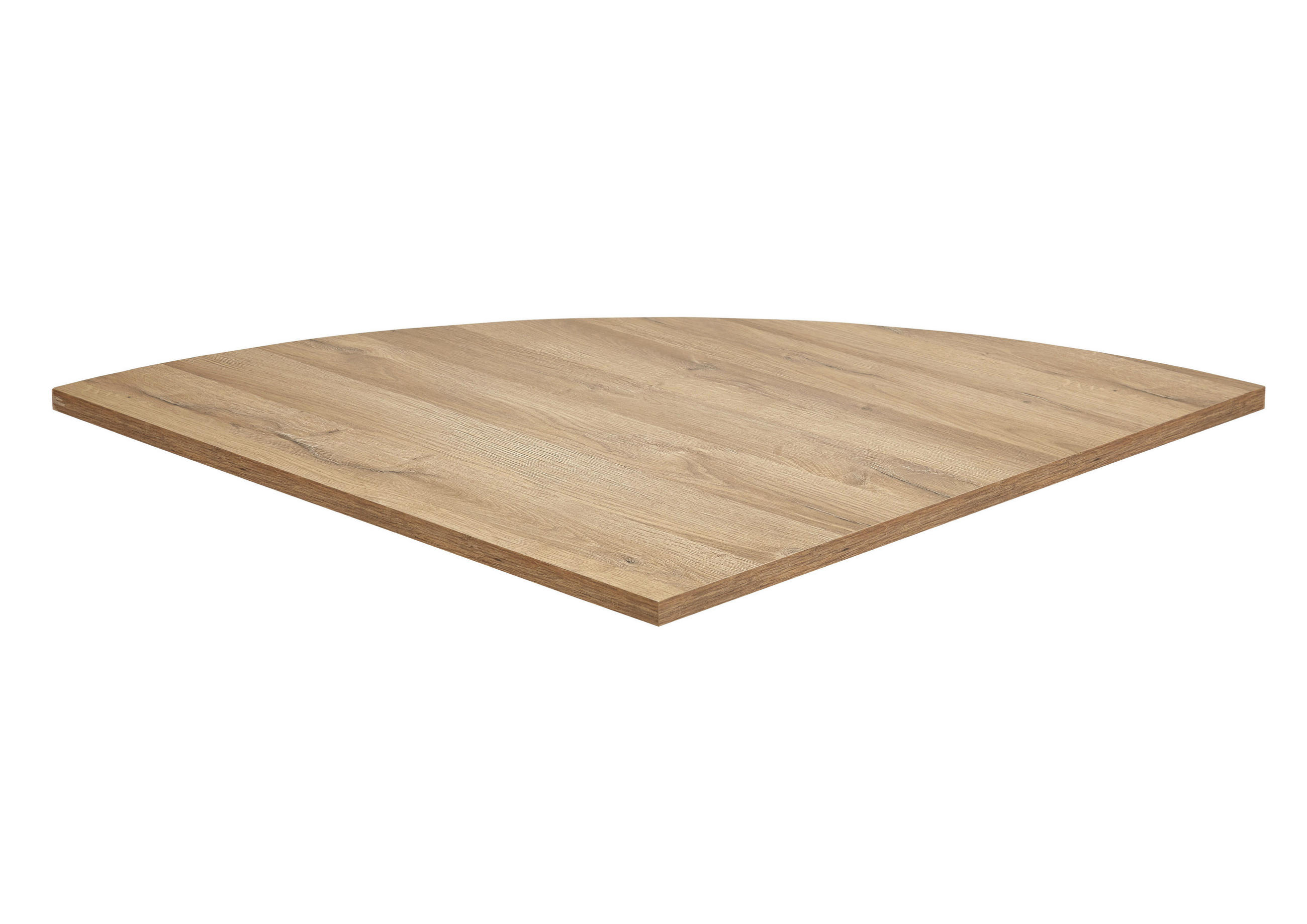 ECKVERBINDUNGSPLATTE - Alteiche, MODERN, Holzwerkstoff (80,0/2,2/80,0cm) - Carryhome