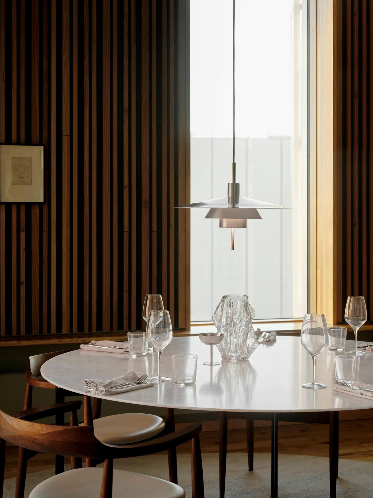 HÄNGELEUCHTE 45/32,5/150 cm  - Chromfarben, Design, Metall (45/32,5/150cm) - Nordlux