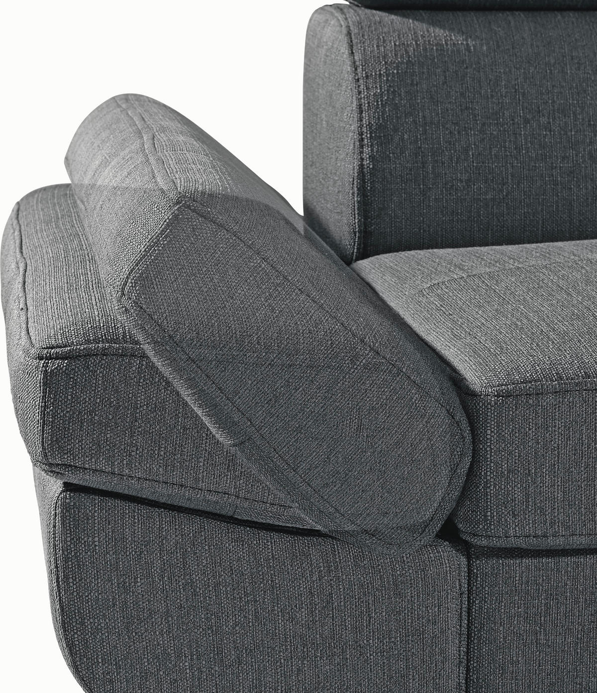 SEDEŽNA GARNITURA, tkanina antracit  - barve kroma/zelena, Design, kovina/tekstil (229/270cm) - Xora