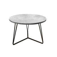 KLUB STOLIĆ siva  metal, drvni materijal  - siva/crna, Moderno, drvni materijal/metal (50/44cm)