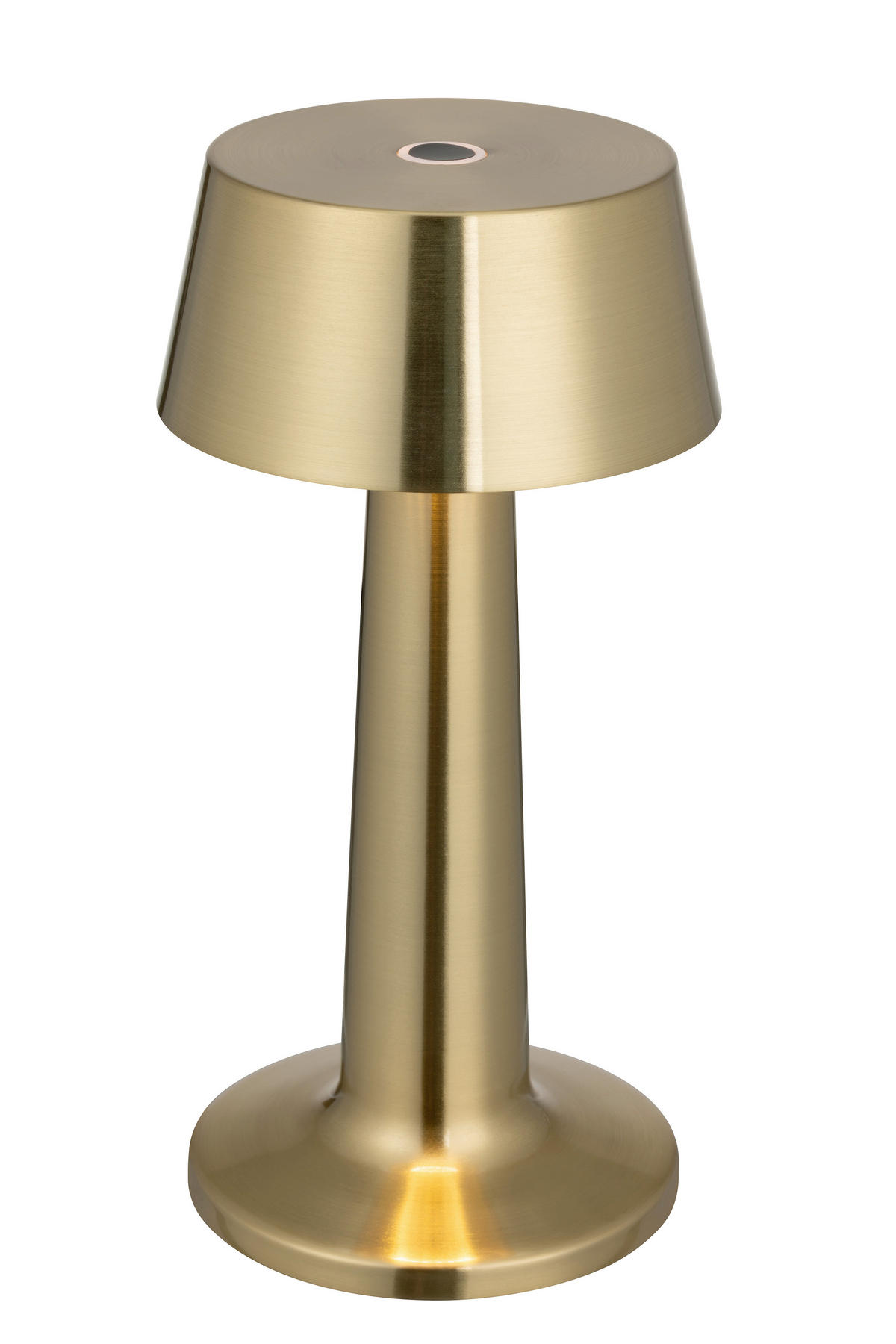 AKKU-TISCHLEUCHTE Aniara 11/22,1 cm  - Goldfarben, Basics, Metall (11/22,1cm) - Novel