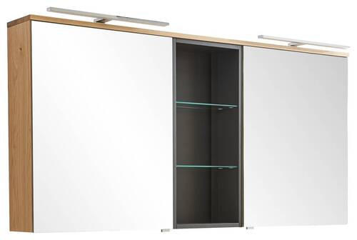 SPIEGELSCHRANK 155/75/18,8 cm  - Alteiche, KONVENTIONELL, Glas/Holz (155/75/18,8cm) - Dieter Knoll