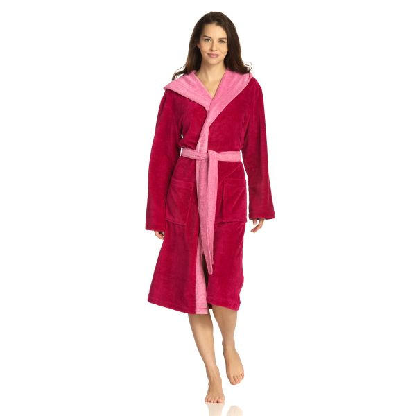 BADEMANTEL M Unisex  - Pink, Basics, Textil (Mnull) - Vossen