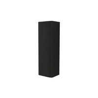 VYSOKÁ SKŘÍŇ, černá, 43/130/35 cm - černá, Basics, kompozitní dřevo (43/130/35cm) - Welnova