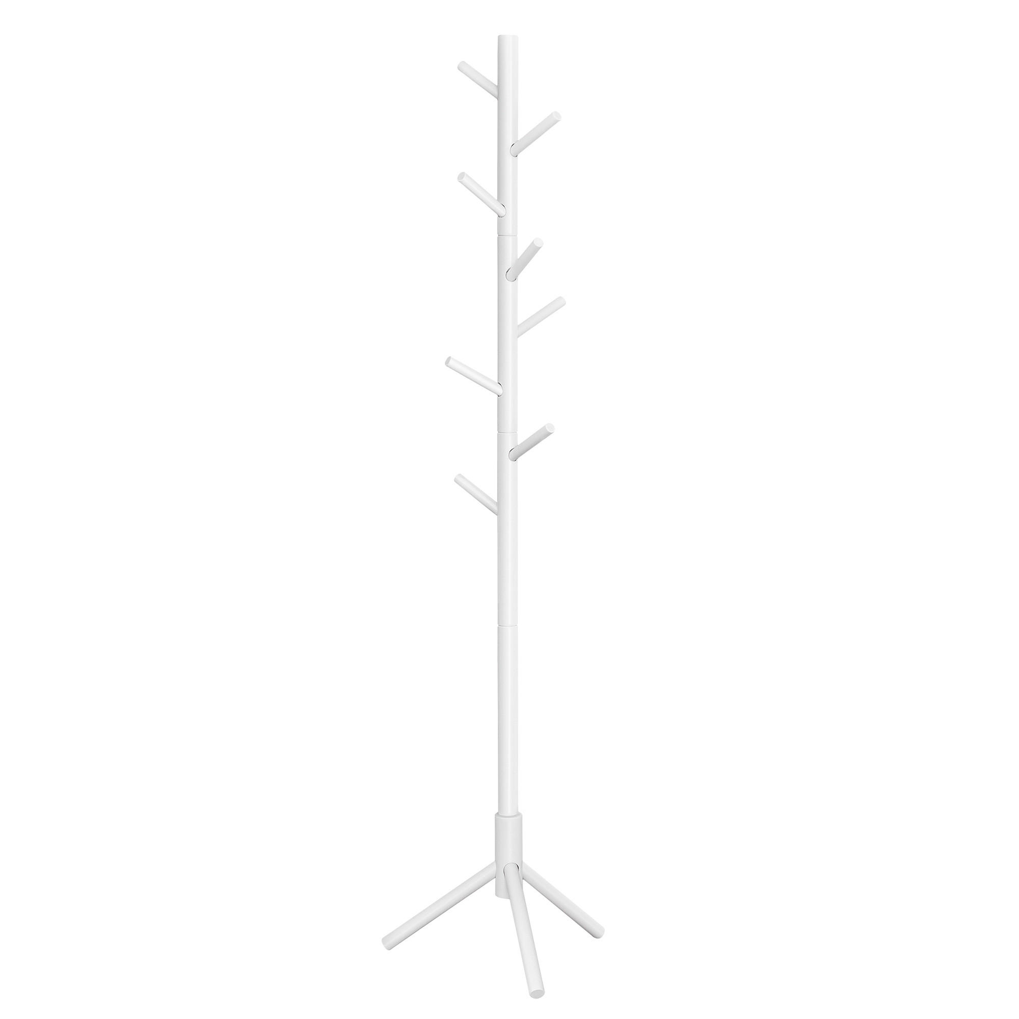KLEIDERSTÄNDER in Weiß 47/175/47 cm   - Weiß, Trend, Holzwerkstoff (47/175/47cm) - Boxxx
