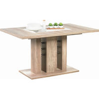 ESSTISCH in Holzwerkstoff 140-180/90/75,5 cm  - Eichefarben, Konventionell, Holzwerkstoff (140-180/90/75,5cm) - Carryhome