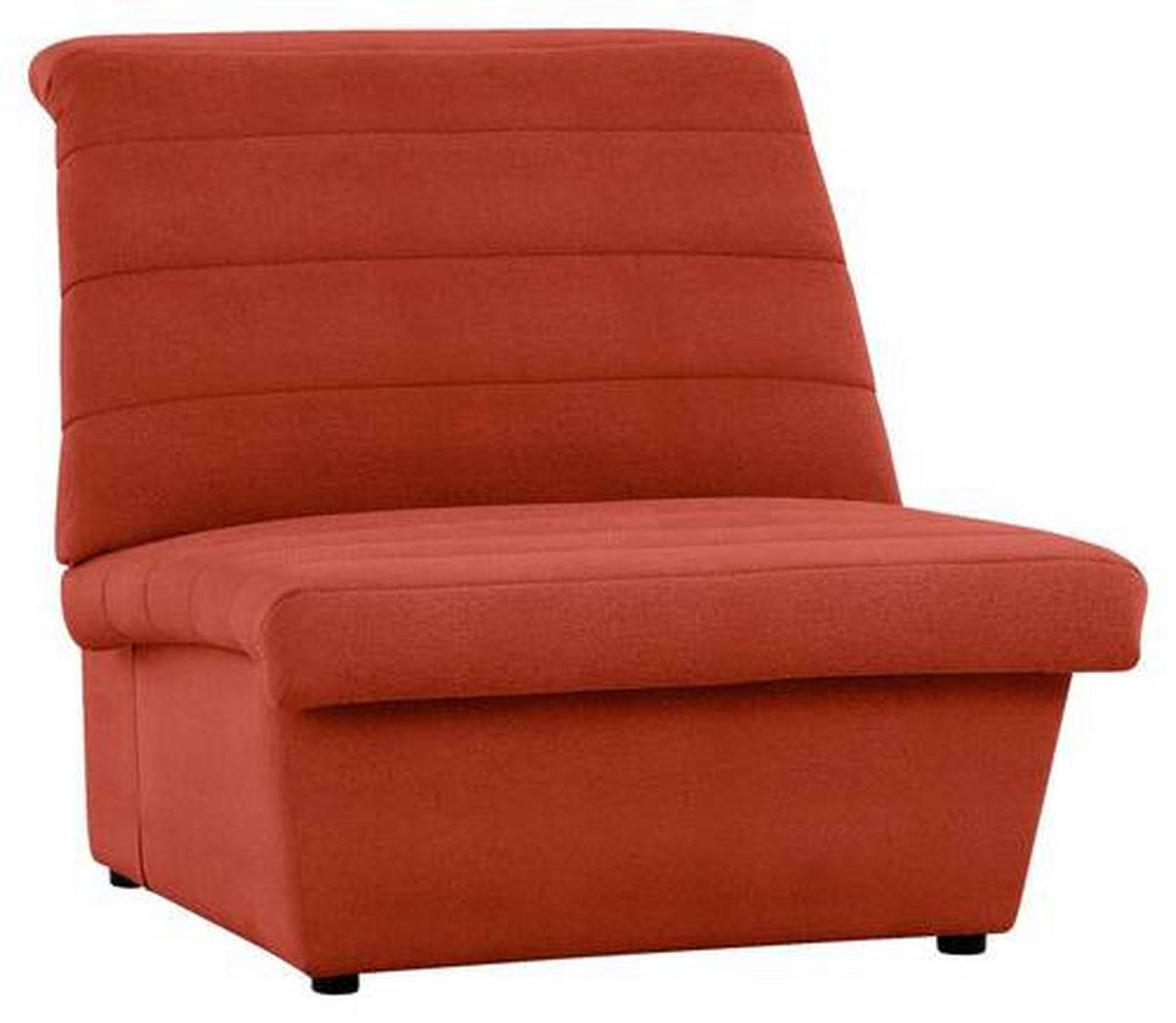 SESSEL Webstoff Orange    - Schwarz/Orange, Design, Kunststoff/Textil (92/92/103cm) - LOOKS by W.Joop