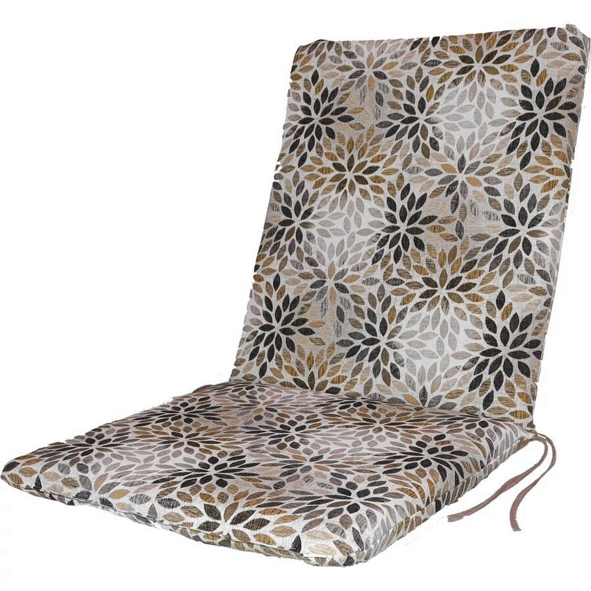 SZÉKPÁRNA - mokka, Basics, textil (100/45/5cm)