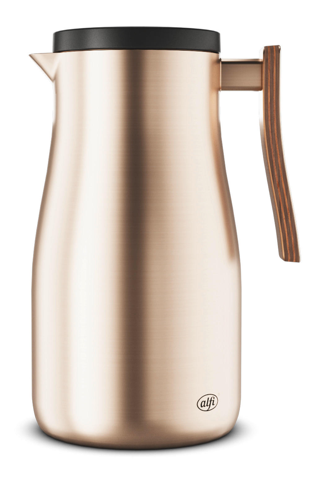 ISOLIERKANNE STUDIO ALLURE 1 L  - Champagner, Design, Holz/Metall (1l) - Alfi