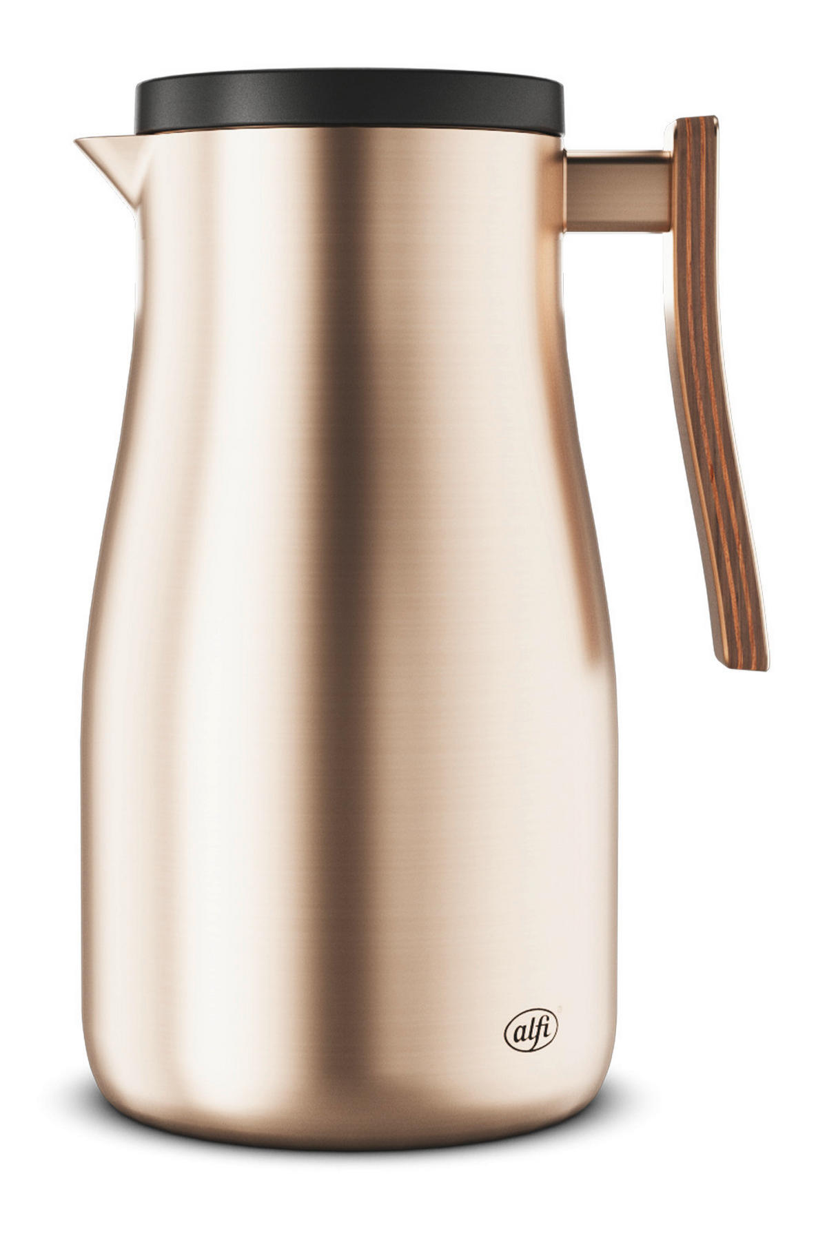 ISOLIERKANNE STUDIO ALLURE 1 L  - Champagner, Design, Holz/Metall (1l) - Alfi