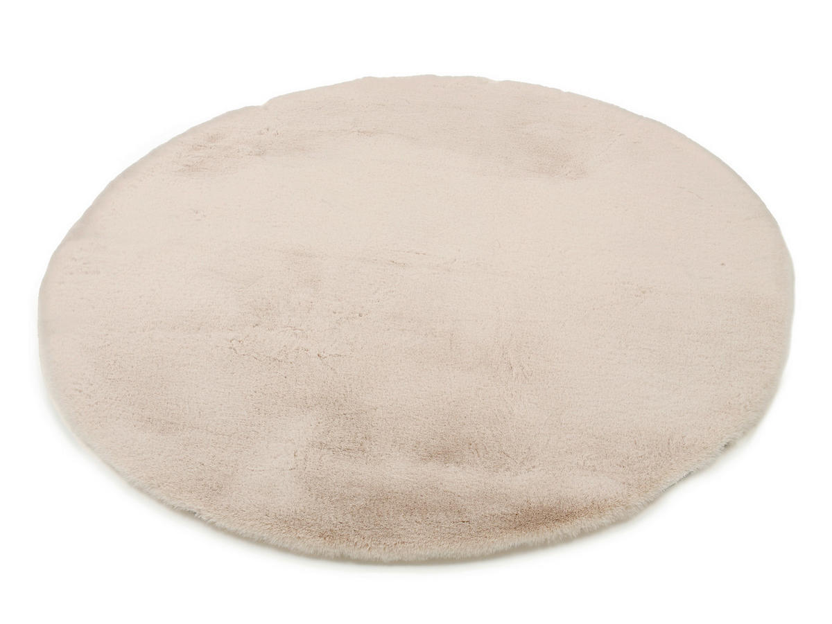 HOCHFLORTEPPICH 120/120 cm Silky Haven Gelb  - Gelb, Basics, Textil (120/120cm) - Novel