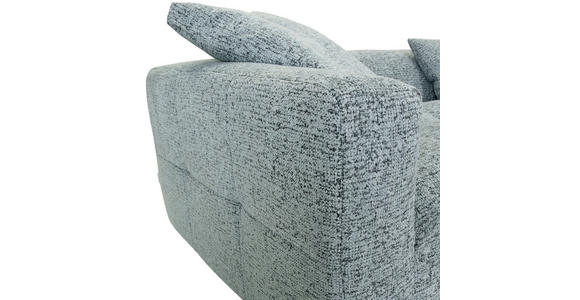 ECKSOFA  in Chenille Mintgrün  276/170 cm  - Schwarz/Mintgrün, KONVENTIONELL, Kunststoff/Textil (276/170cm) - Carryhome