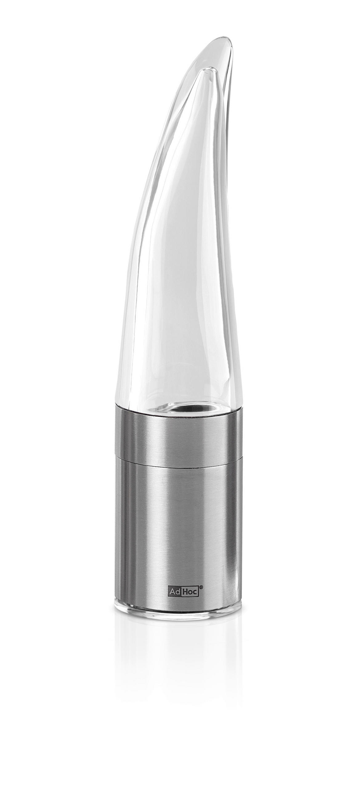 CHILISCHNEIDER PEPE  - Edelstahlfarben, Design, Keramik/Metall (4,5/20,5cm) - AdHoc