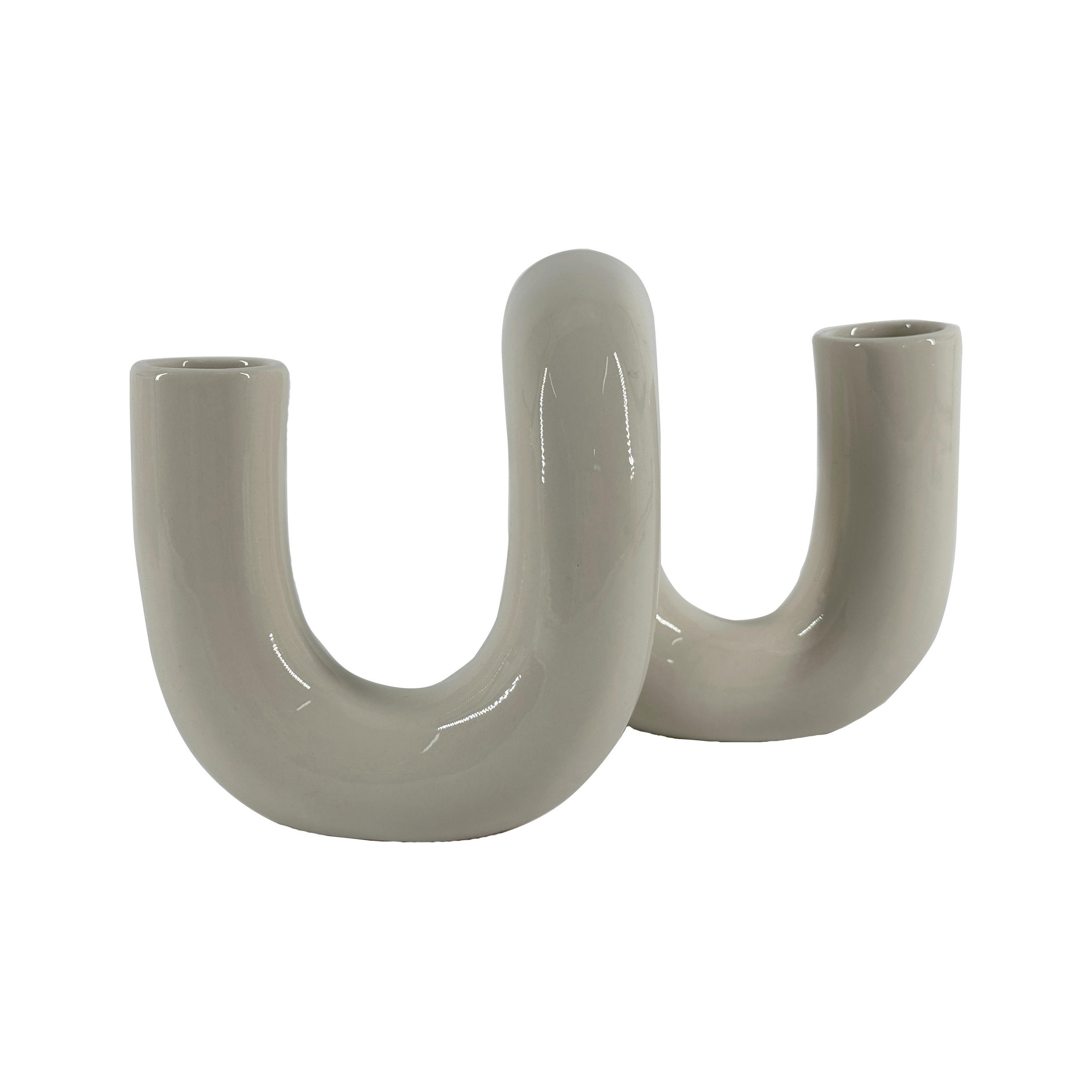 VASE 15.1 cm  - Beige, Basics, Keramik (22,3/12,2/15,1cm) - Ambia Home