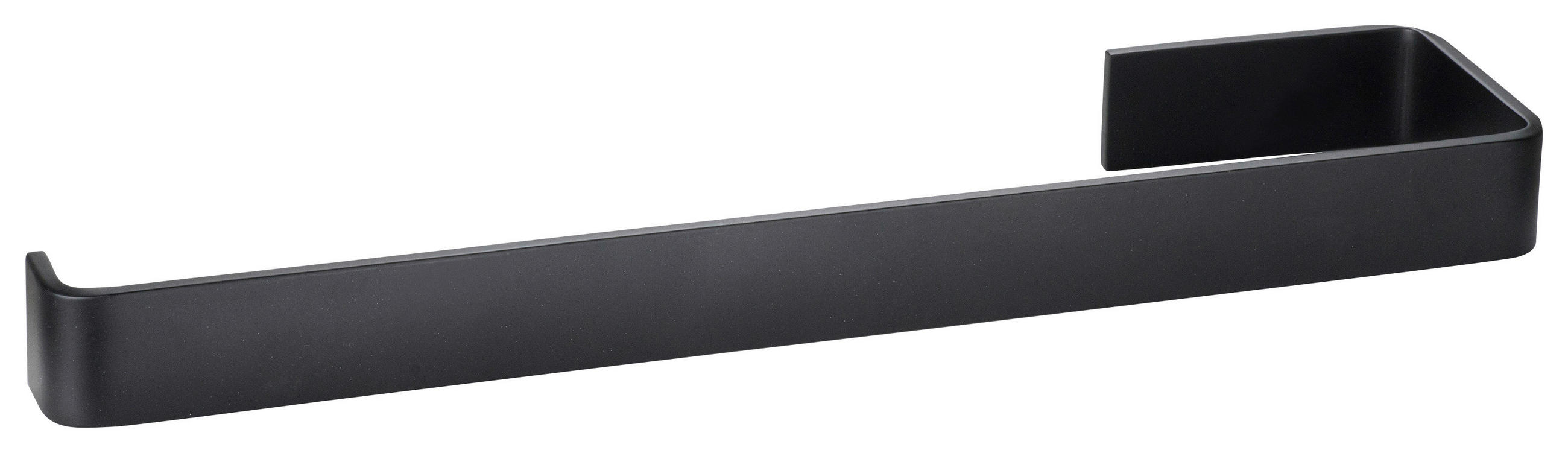 HANDTUCHHALTER Schwarz  - Schwarz, Basics, Metall (32/3/7cm)