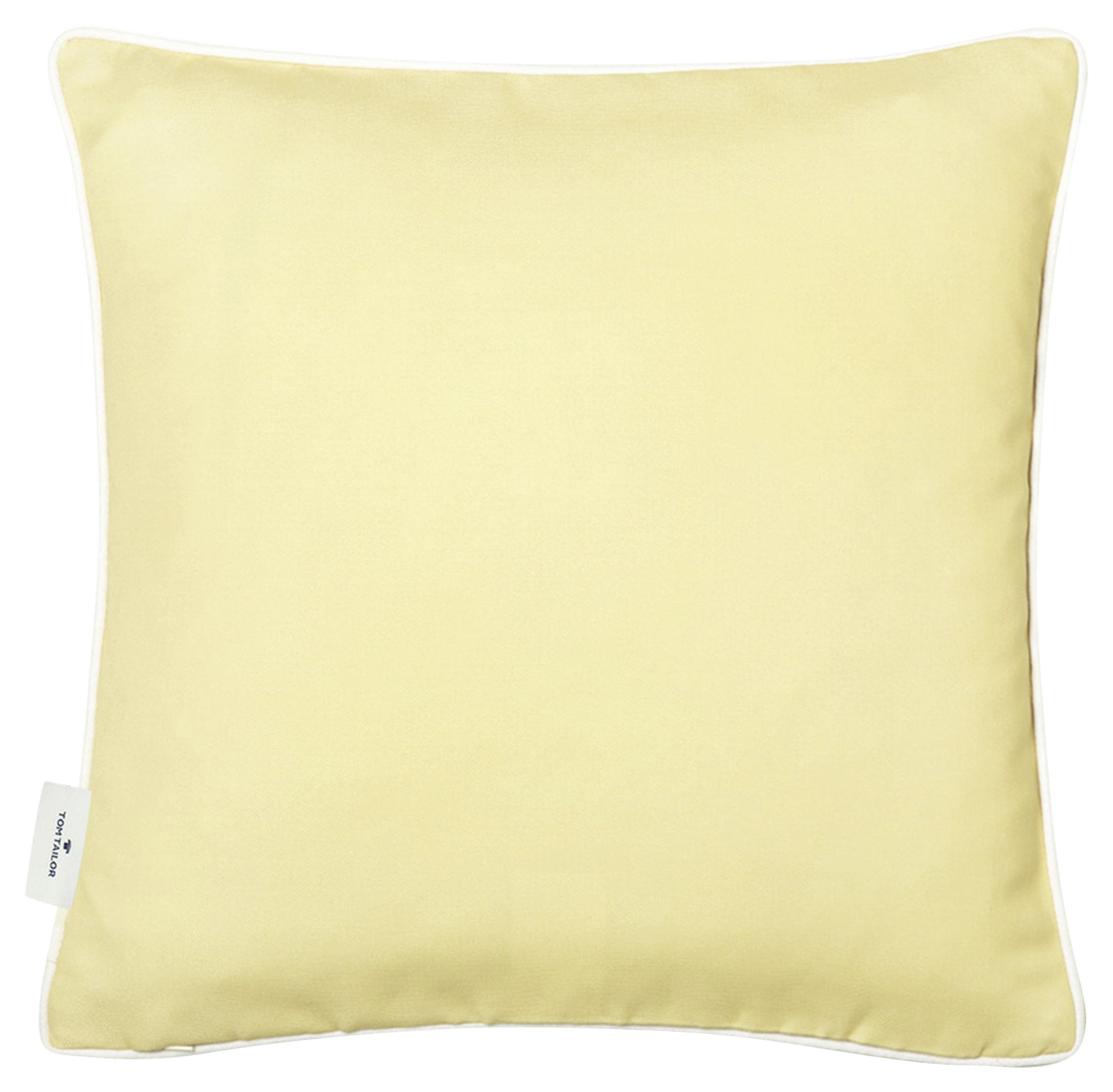 KISSENHÜLLE Dove Signature 40/40 cm  - Gelb, KONVENTIONELL, Textil (40/40cm) - Tom Tailor