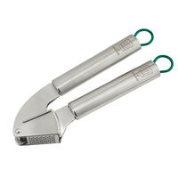 KNOBLAUCHPRESSE München  - Silberfarben/Grau, Design, Metall (19,5cm) - Chefkoch+Fackelmann