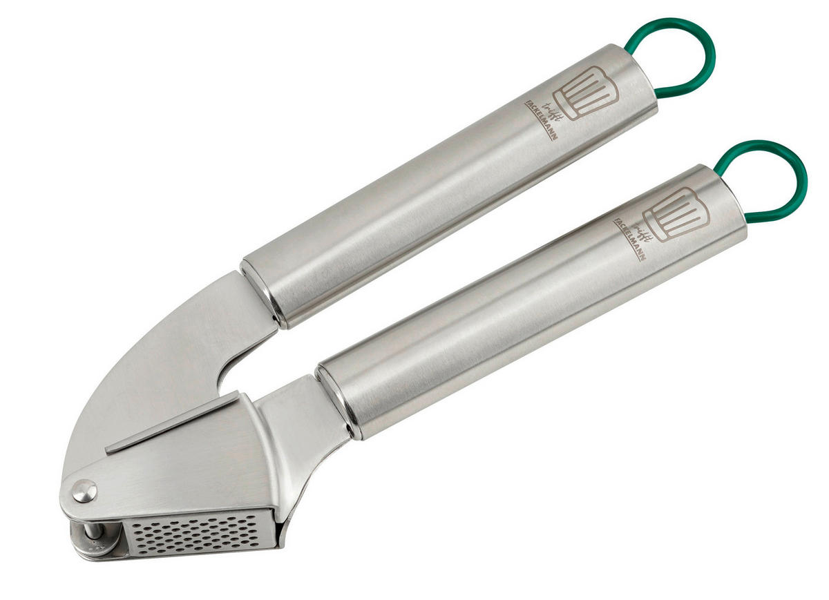 KNOBLAUCHPRESSE München  - Silberfarben/Grau, Design, Metall (19,5cm) - Chefkoch+Fackelmann