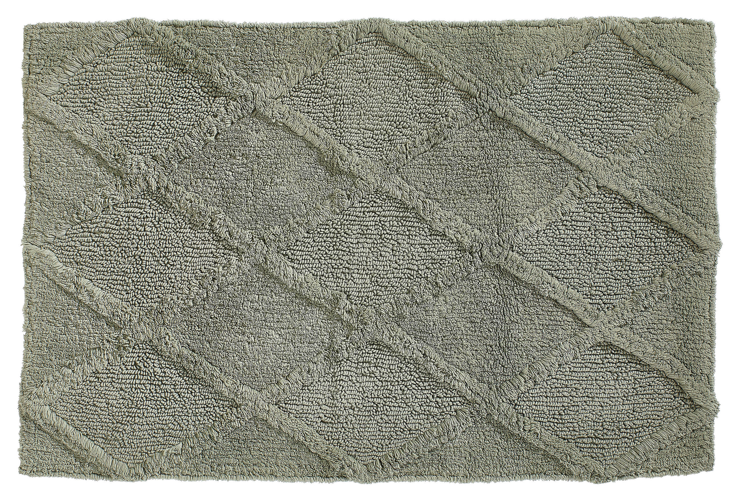 BADEMATTE Grün 60/90 cm  - Grün, Textil (60/90cm) - Esposa