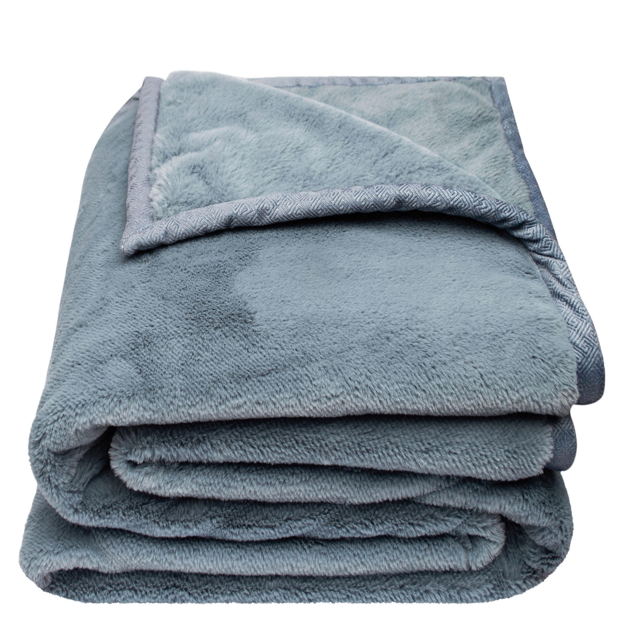 DECKE 140/190 cm  - Blau, Basics, Textil (140/190cm) - Zoeppritz