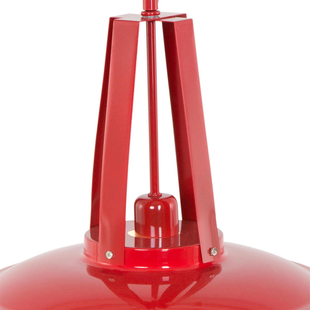 PENDELLEUCHTE  42/45-200/42 cm   - Rot, Trend, Metall (42/45-200/42cm)