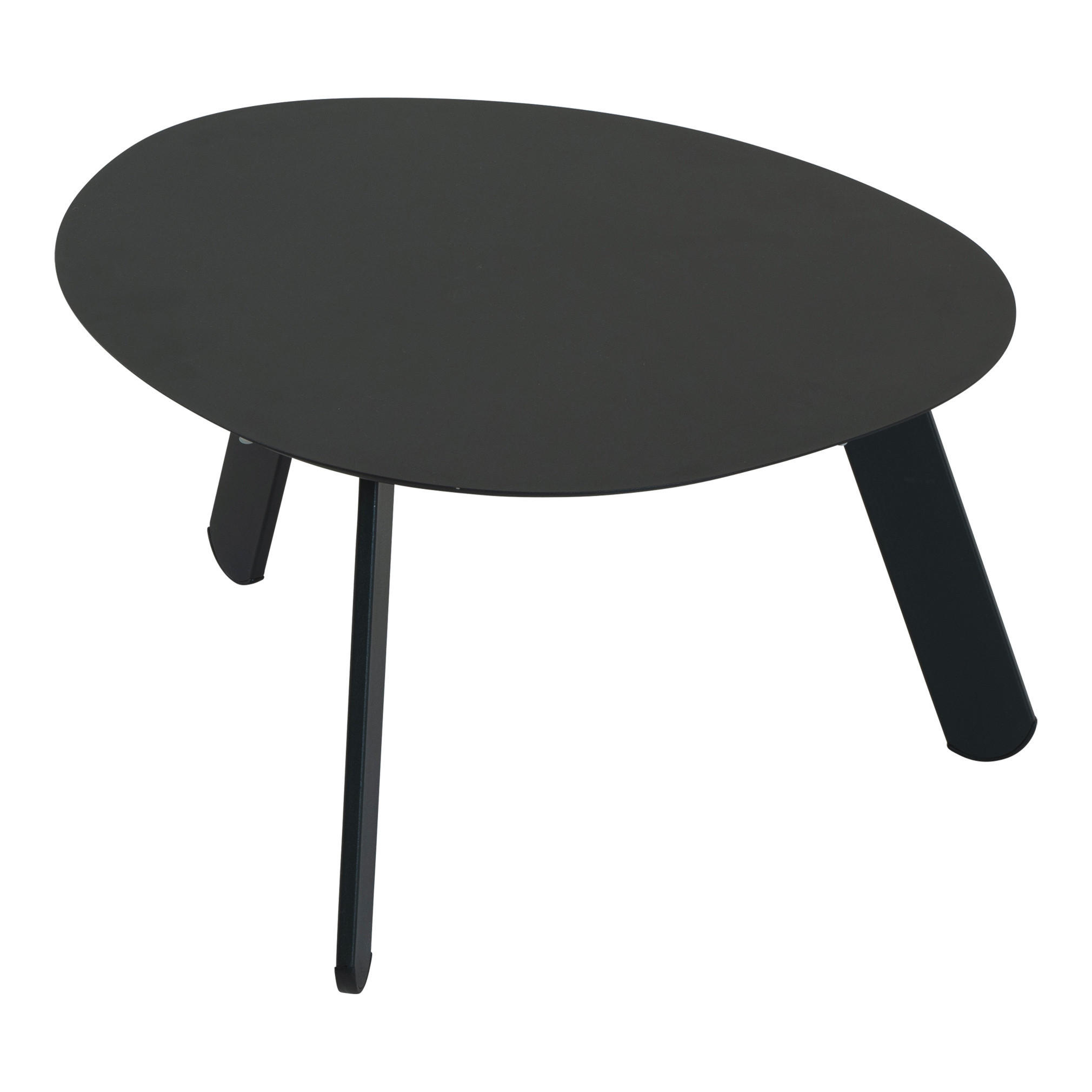 ZAHRADNÍ STOLEK, kov, 55/46/28 cm - černá, Moderní, kov (55/46/28cm) - Ambia Garden