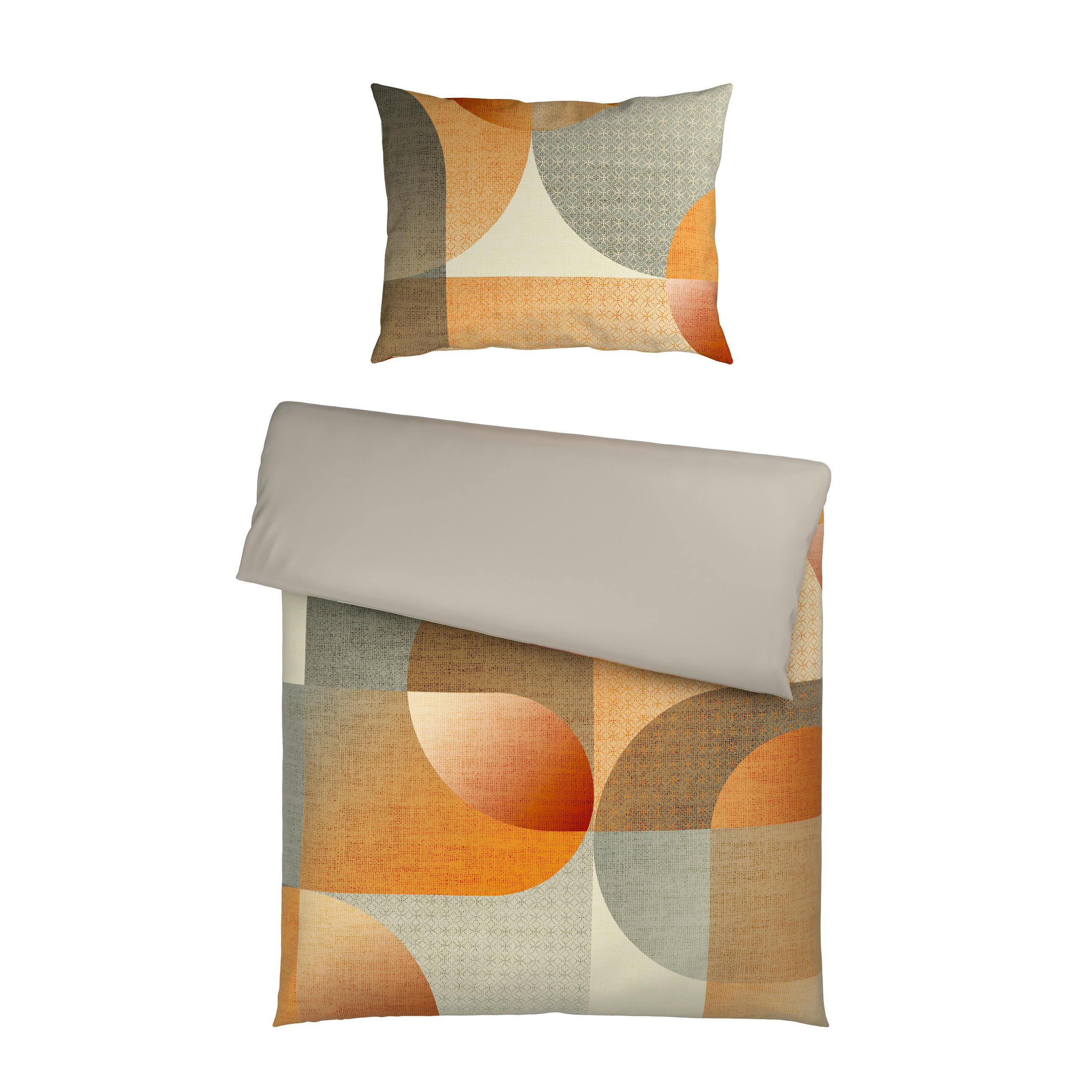 OBOUSTRANNÉ POVLEČENÍ, satén, oranžová, 140/200 cm - oranžová, textil (140/200cm) - Esposa