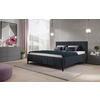 POLSTERBETT 180/200 cm  in Schwarz  - Schwarz/Naturfarben, Trend, Holz/Textil (180/200cm) - home24
