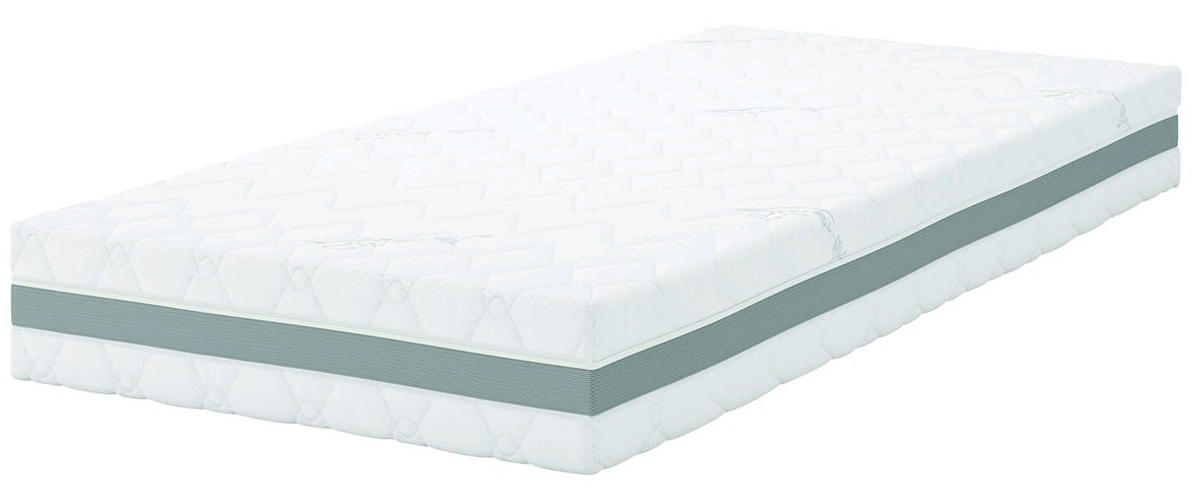 DUŠEK  180/200 cm     - bela, Dizajnerski, tekstil (180/200cm) - Lesnina-XXXL