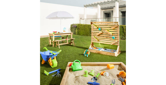 WASSERSPIELWAND - Naturfarben, Basics, Holz/Kunststoff (91,5/93,5/54,5cm) - My Baby Lou