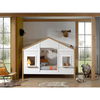 HAUSBETT Lattenrost 90/200 cm  - Eichefarben/Weiß, MODERN, Holz (90/200cm) - MID.YOU
