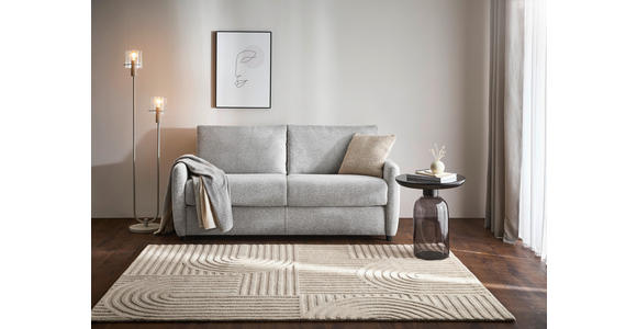 SCHLAFSOFA Chenille Grau - Schwarz/Grau, Design, Textil (184/91/99cm) - Xora
