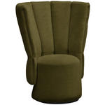 COCKTAILSESSEL - Schwarz/Grün, Design, Holz/Textil (92/113/70cm) - Belluti