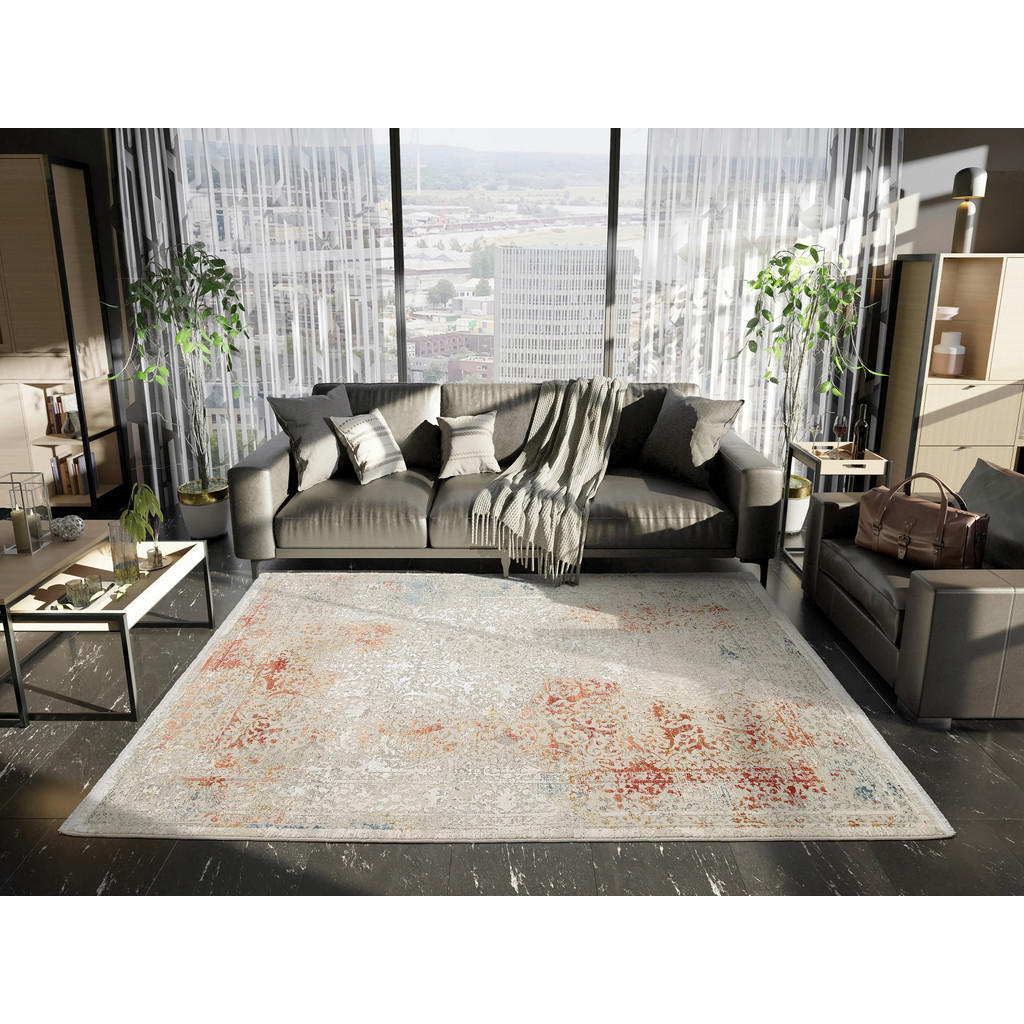 Thumbnail - Dieter Knoll Vintage-Teppich Elba, Mehrfarbig, Textil, Abstraktes, rechteckig, 160x230 cm, Oeko-Tex® Standard 100, für F...