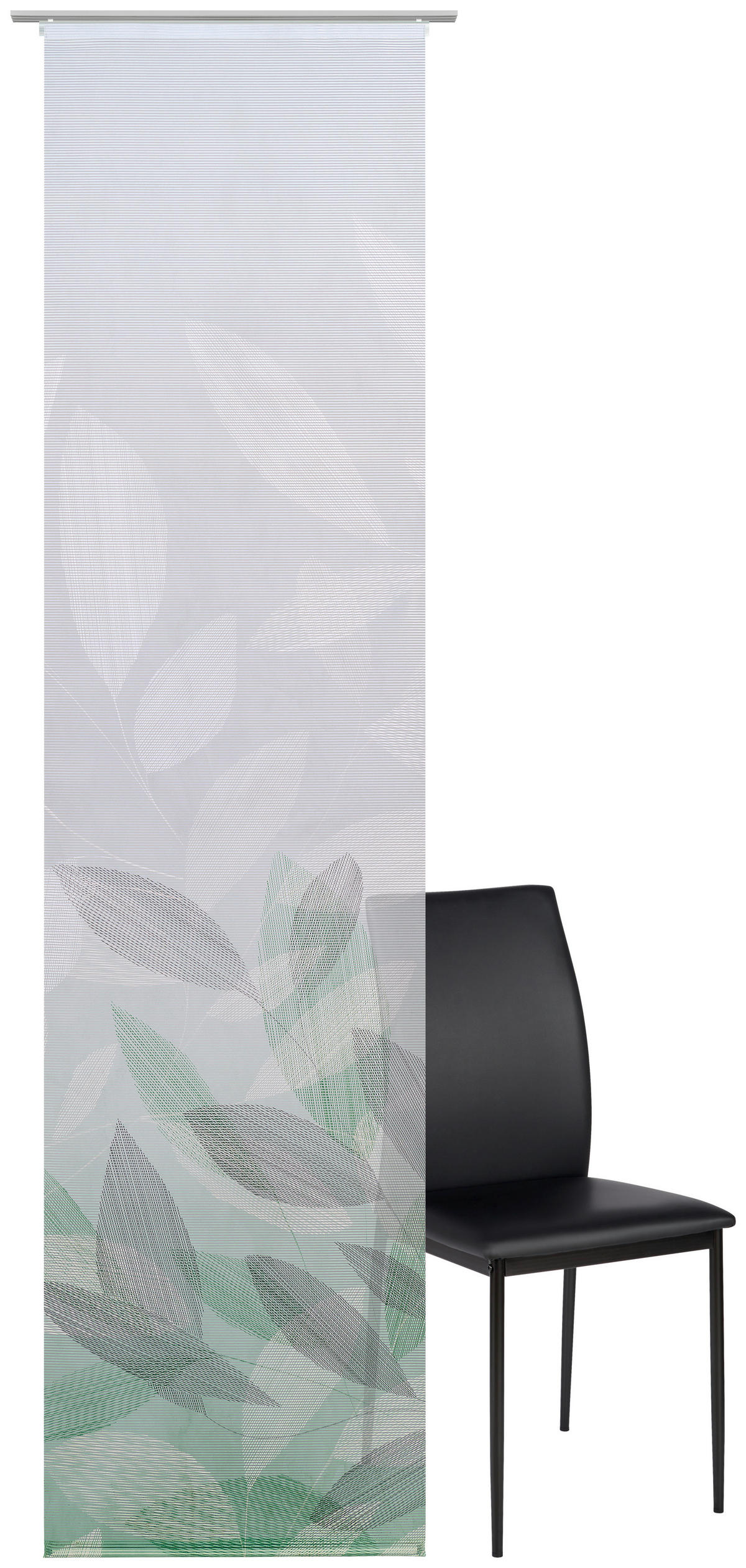 FLÄCHENVORHANG   halbtransparent   60/245 cm  - Grün, Natur, Textil (60/245cm) - Novel