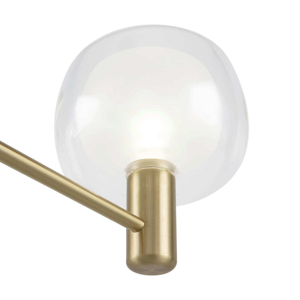 KRONLEUCHTER  96/21/96 cm   - Goldfarben, Basics, Glas/Metall (96/21/96cm) - MAYTONI