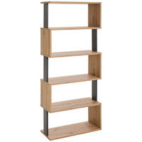 HYLLA i 70/161/30 cm antracit, ek Artisan  - ek Artisan/antracit, Basics, trämaterial (70/161/30cm) - Xora