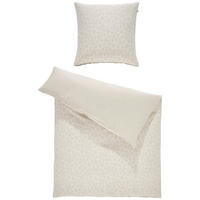 WENDEBETTWÄSCHE SW-Turn beige Satin 135/200 cm  - Beige/Creme, Design, Textil (135/200cm) - Schöner Wohnen