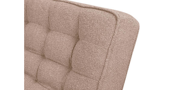 SITZBANK 183/90/79 cm Webstoff Beige Eiche vollmassiv  - Eichefarben/Beige, Design, Holz/Textil (183/90/79cm) - Linea Natura