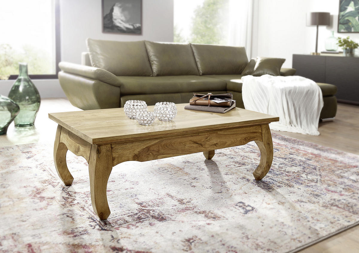 COUCHTISCH in Holz 110/60/40 cm  - Akaziefarben, Design, Holz (110/60/40cm) - MID.YOU