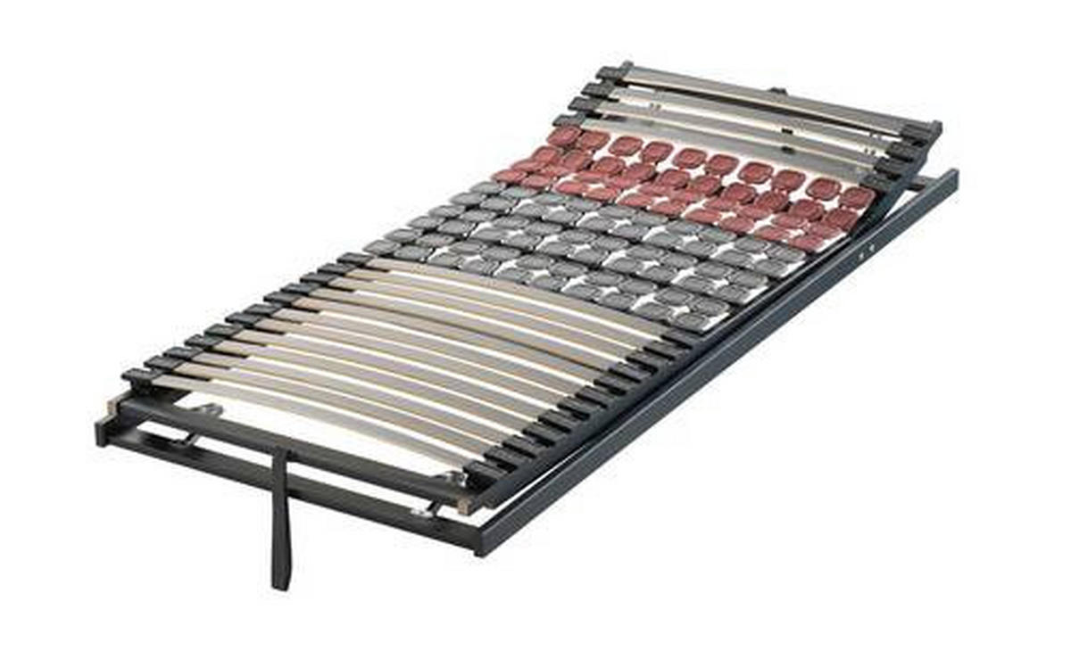 LATTENROST 100/200 cm  - Dunkelgrau/Graubraun, Basics, Holz (100/200cm) - MID.YOU