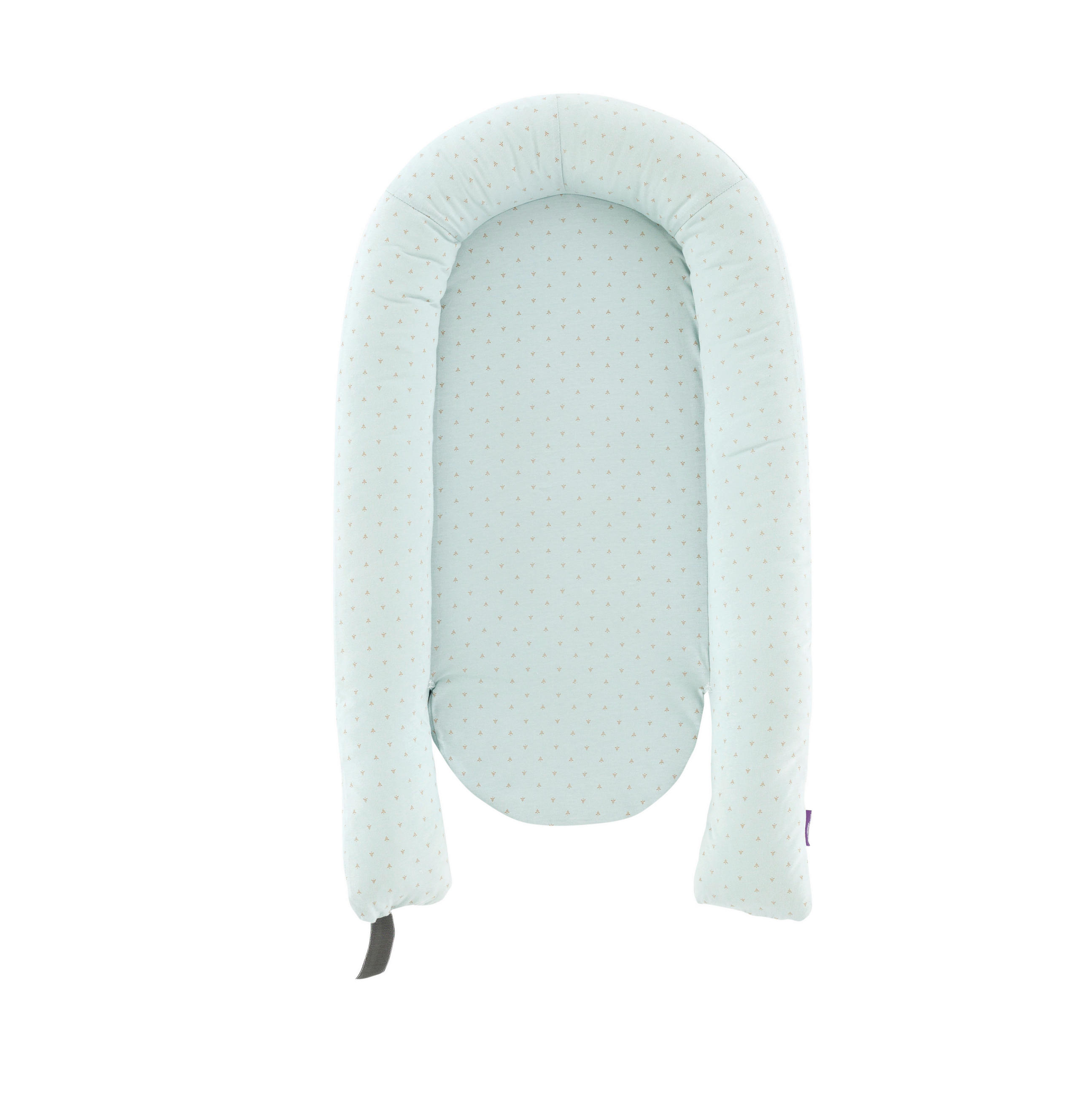 KUSCHELNEST Home Comfort  76/52/8 cm   - Hellblau, Basics, Textil (76/52/8cm) - Träumeland