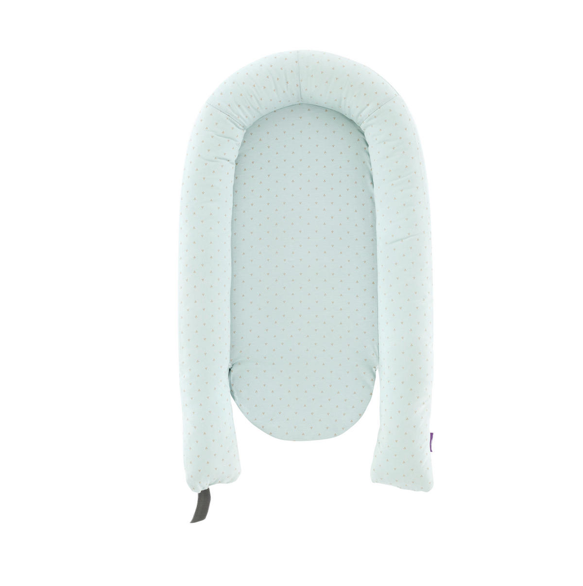 KUSCHELNEST Home Comfort  76/52/8 cm   - Hellblau, Basics, Textil (76/52/8cm) - Träumeland