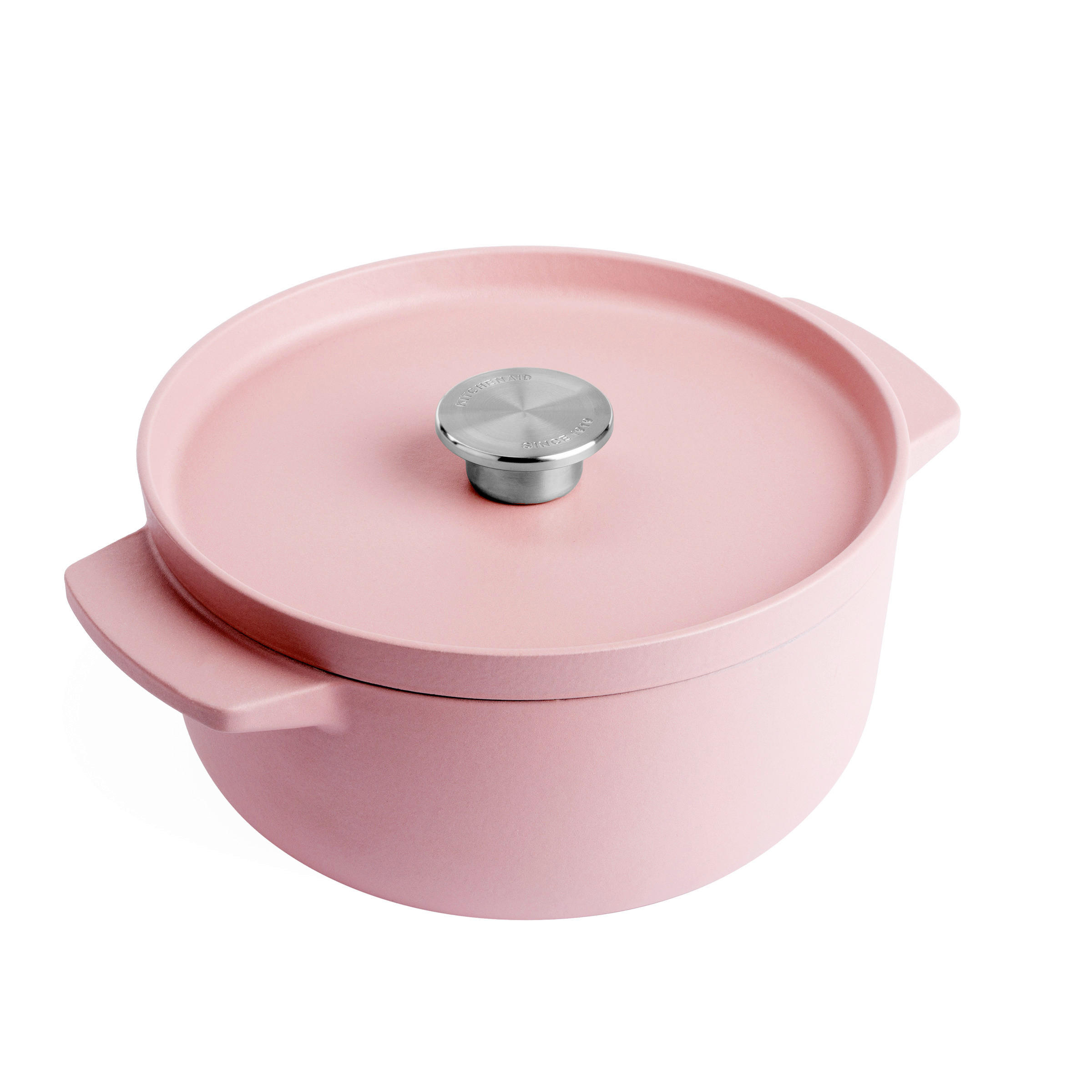BRÄTER Cast Iron  - Creme/Rosa, Basics, Metall (3.3l) - Kitchenaid