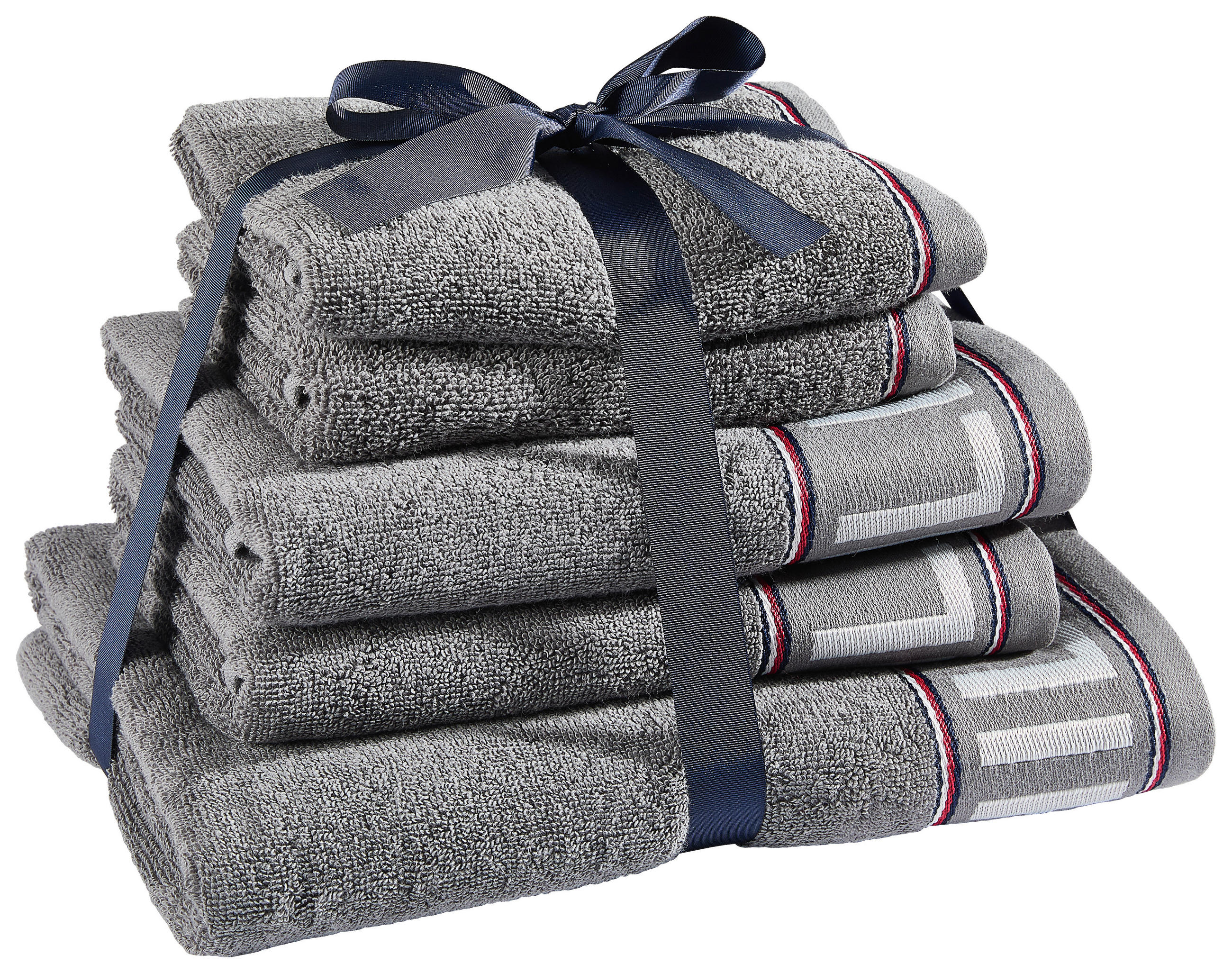 Tommy Hilfiger SADA RUČNÍKŮ A OSUŠEK, šedá