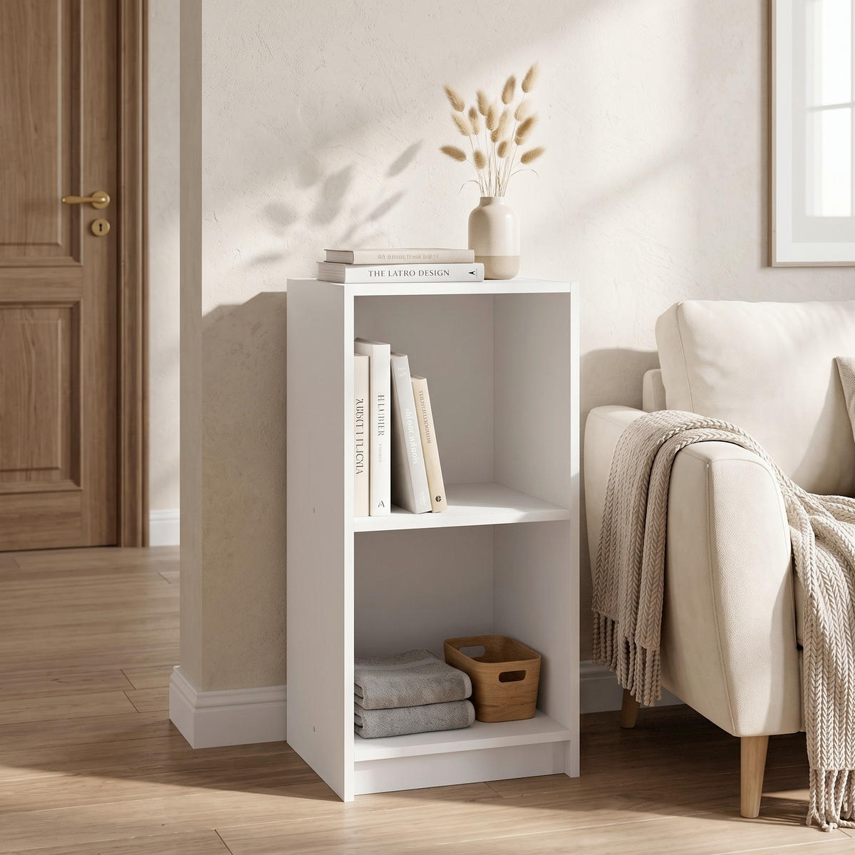 UNTERSTELLREGAL - Weiss, Modern, Holzwerkstoff (34/83/38cm) - MID.YOU