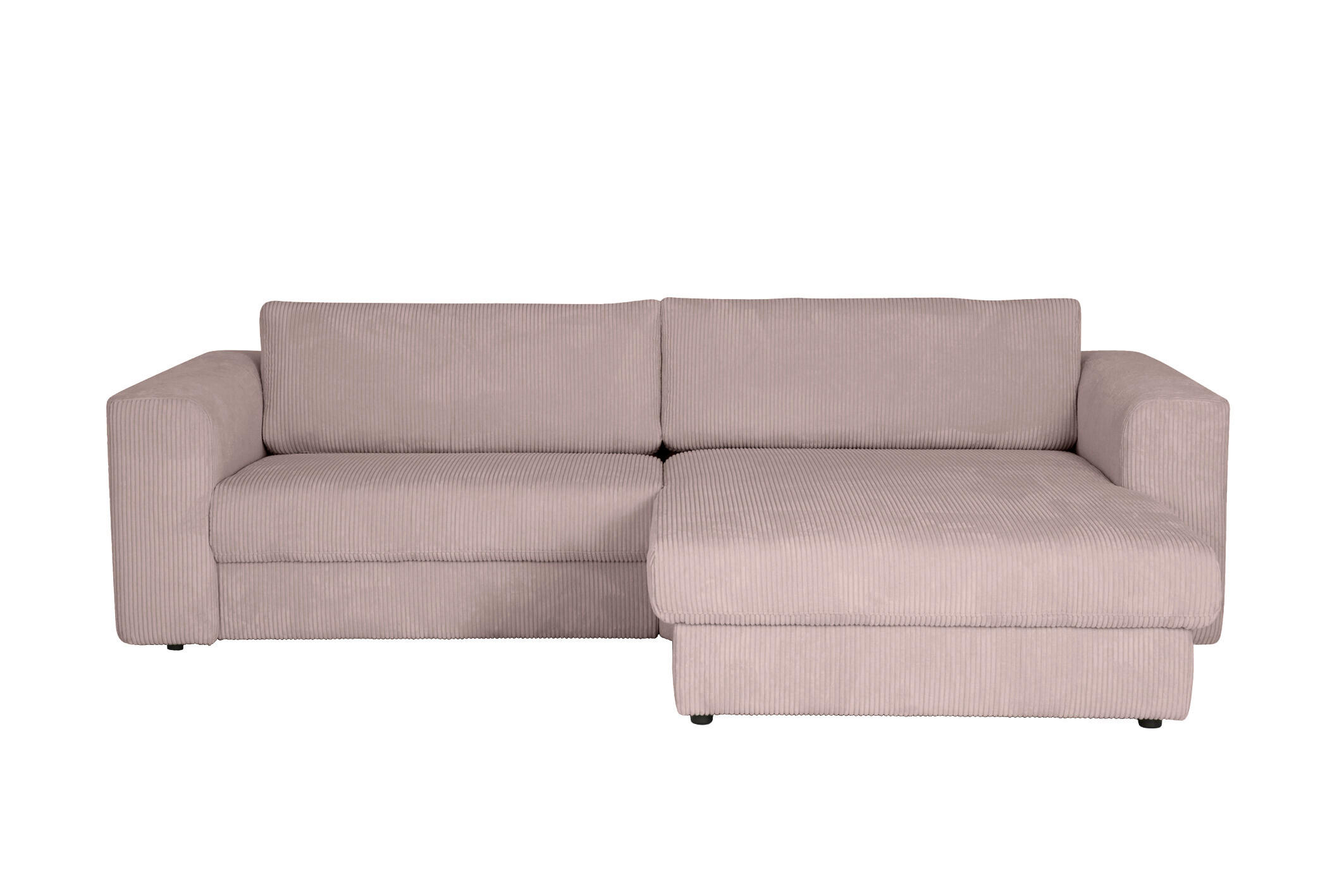 ECKSOFA JOOP Rosa Cord  - Schwarz/Rosa, KONVENTIONELL, Kunststoff/Textil (269/192cm) - Joop!