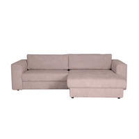 ECKSOFA JOOP Rosa Cord  - Schwarz/Rosa, KONVENTIONELL, Kunststoff/Textil (269/192cm) - Joop!
