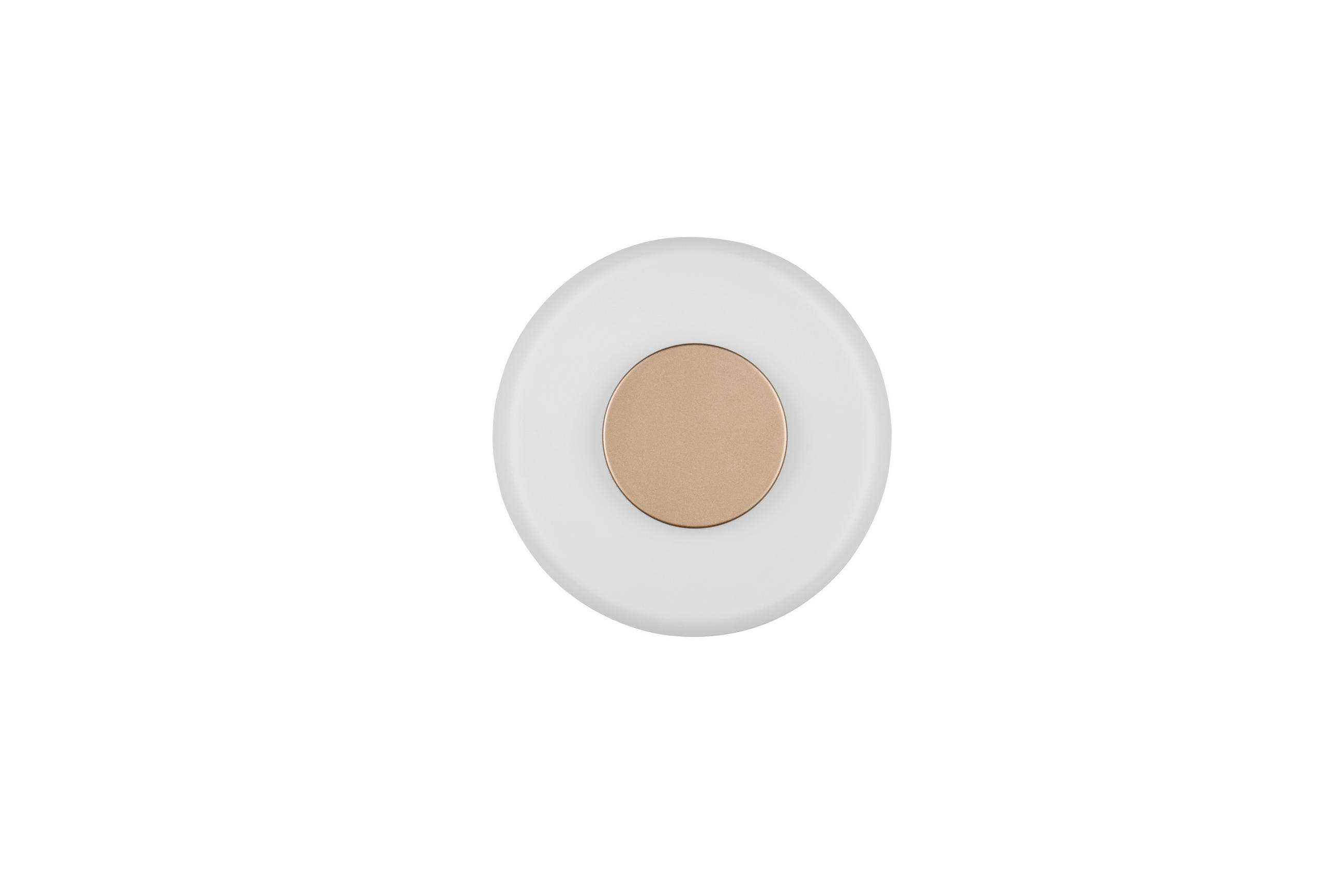 LED-WANDLEUCHTE CELESTE 22/4 cm   - Braun/Weiß, Design, Glas/Metall (22/4cm) - Trio Leuchten